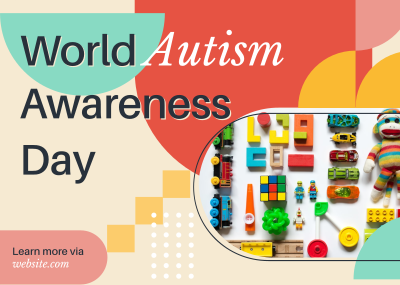 Learn Autism Advocacy Postcard Image Preview