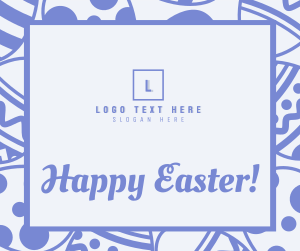 Easter Eggs Pattern Facebook post Image Preview
