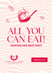 All You  Can Eat Flyer Design