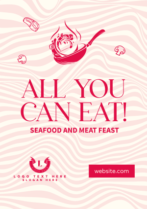 All You  Can Eat Flyer Image Preview