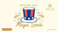 Festive Sale for 4th of July Animation Image Preview