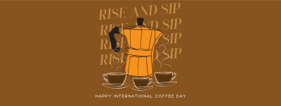 Rise and Sip Facebook cover Image Preview