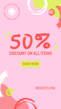 Discount for Artists Instagram Story Design
