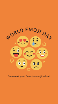 Fun Emoji Day Facebook story Image Preview