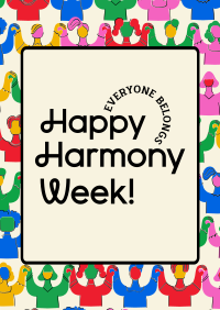 Harmony People Week Poster Design