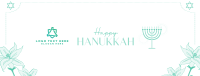 Hanukkah Lilies Facebook cover Image Preview