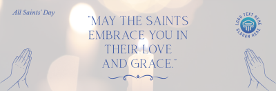 May Saints Hold You Twitter header (cover) Image Preview