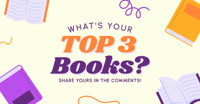 Top 3 Fave Books Facebook ad Image Preview