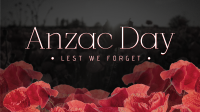 Anzac Poppies YouTube Video Image Preview