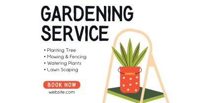 Gardening Service Offer Facebook ad Image Preview