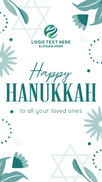 Elegant Hanukkah Night YouTube Short Design