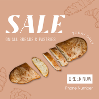 Bakery Sale Instagram Post Design