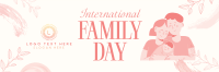 Floral Family Day Twitter header (cover) Image Preview