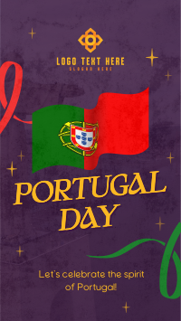 Portugal Day Greeting YouTube short Image Preview