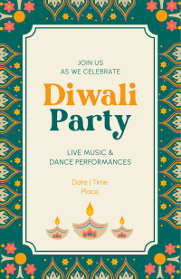 Diwali Festival Invitation Image Preview