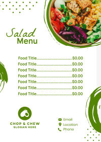 Healthy Grub Menu Image Preview