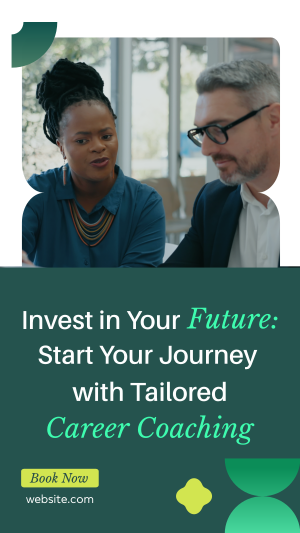 Tailored Career Coaching Instagram story Image Preview