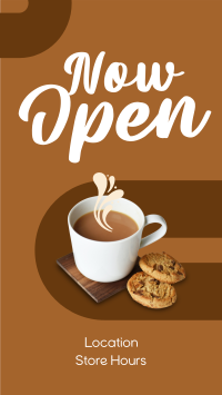 Coffee And Cookie Facebook Story Design