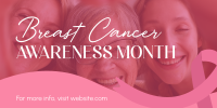 Breast Cancer Prevention Twitter post Image Preview