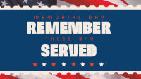 Remember Memorial Day Animation Preview