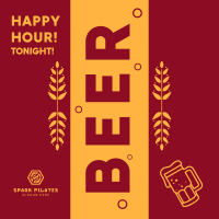 Beer Happy Hour  Instagram post Image Preview