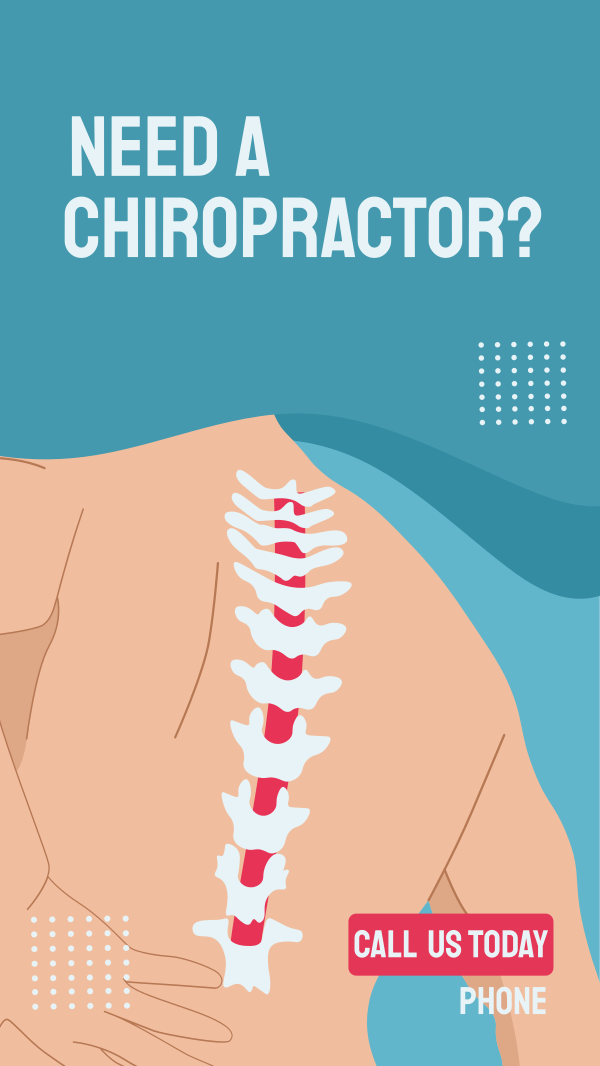 Book Chiropractor Services Instagram Story Design Image Preview