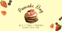 Pancakes & Berries Twitter post Image Preview