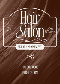 Elegant Hair Salon Poster Preview