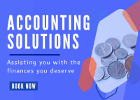 Accounting Solutions Postcard Image Preview
