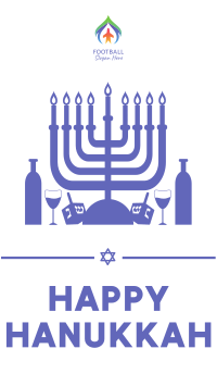 Happy Hanukkah Facebook story Image Preview