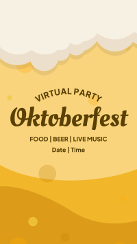 Virtual Oktoberfest Instagram Story Design
