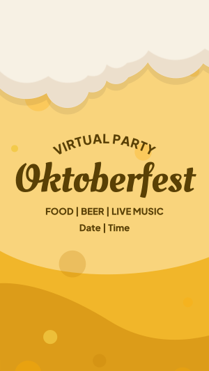 Virtual Oktoberfest Instagram story Image Preview