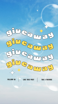 Quirky Giveaway Promo TikTok Video Image Preview