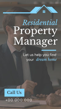Property Manager at your Service Instagram Story Design