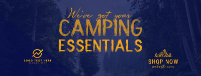 Camping Gear Essentials Facebook cover Image Preview