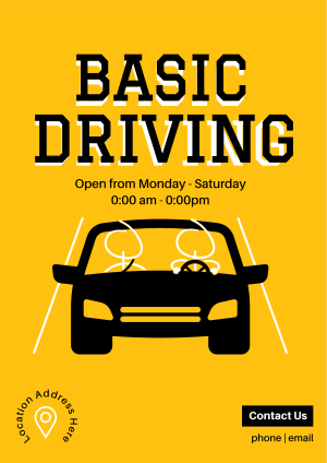 Basic Driving Flyer Image Preview