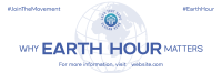 Earth Hour Awareness Twitter Header Preview