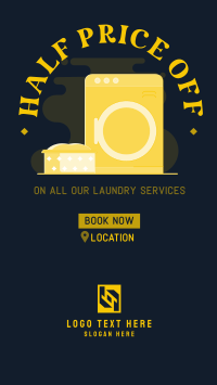 Laundry Machine Facebook Story Design