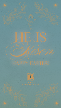 Rustic Easter Sunday Facebook Story Design