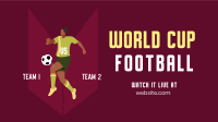 World Cup Football Player Facebook event cover Image Preview