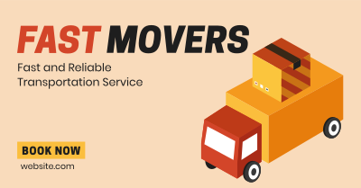 Fast Movers Service Facebook ad Image Preview