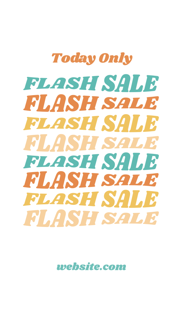 Flash Sale Warp Instagram Story Design Image Preview