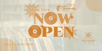 Vinyl Store Now Open Twitter Post Image Preview