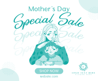 Bright Colors Special Sale for Mother's Day Facebook Post Design