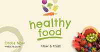 Fresh Healthy Foods Facebook Ad Design