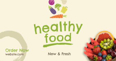 Fresh Healthy Foods Facebook ad Image Preview