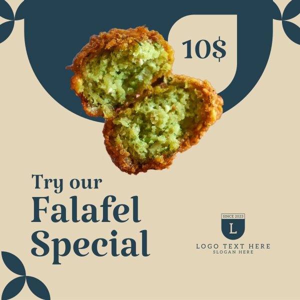 New Falafel Special Instagram Post Design Image Preview