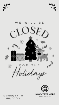 Closed for the Holidays Instagram Story Preview