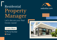 Property Management Specialist Postcard Image Preview