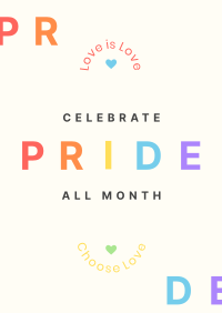 Pride All Month Poster Image Preview
